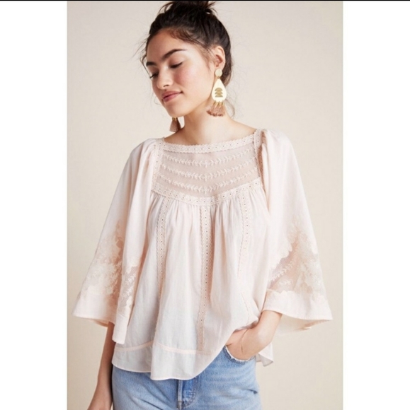 Anthropologie Tops - NWOT ANTHROPOLOGIE Valentia Peasant Blouse